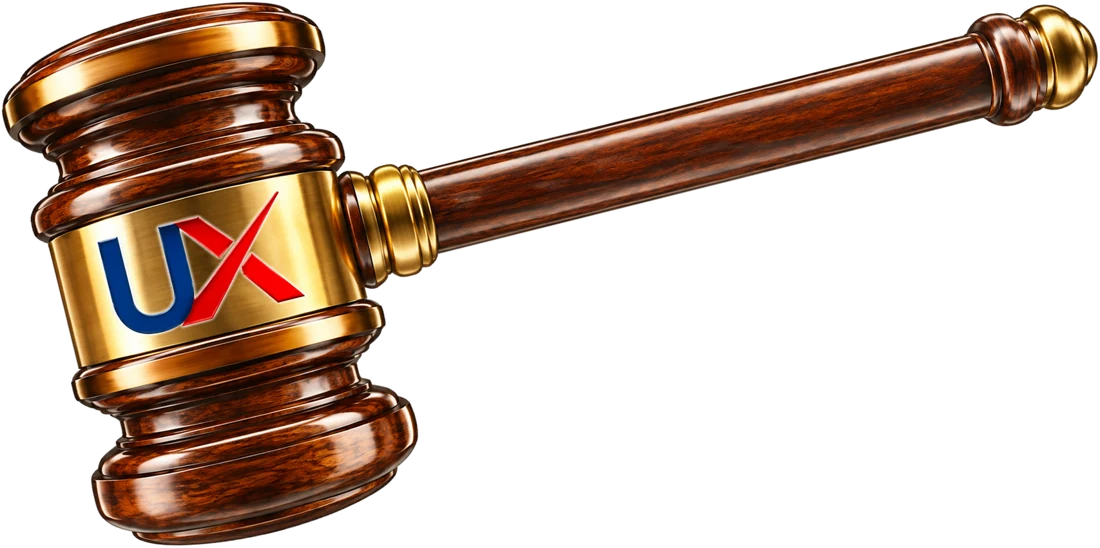 UX Auction Network gavel